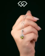 نیم ست پریدوت نقره