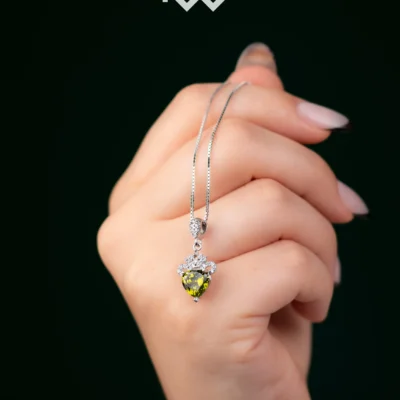 نیم ست پریدوت نقره