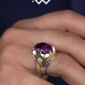 انگشتر فیلی طرح هشت کاسه