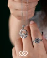 نیم ست لویی ویتون نقره