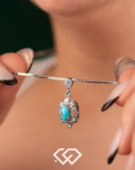 گردنبند فیروزه نقره