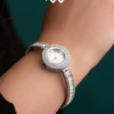 ساعت مجلسی تنیسی نقره