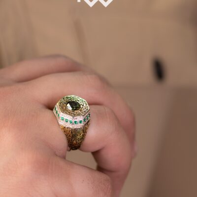 انگشتر الماس مدل فیلی طرح هوبر