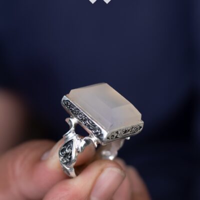 انگشتر عقیق کبود