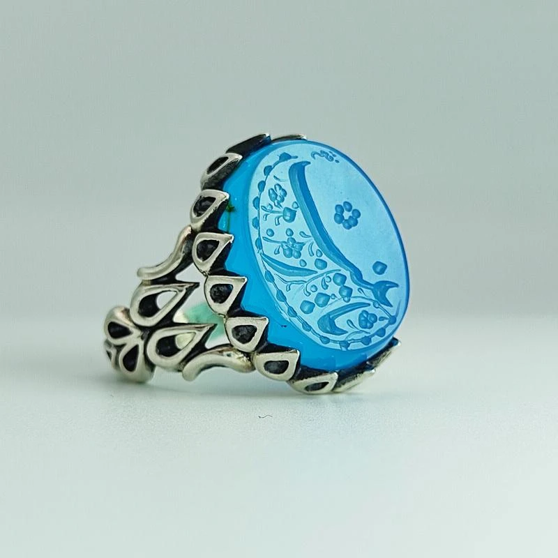 دعای روی انگشتر فیروزه